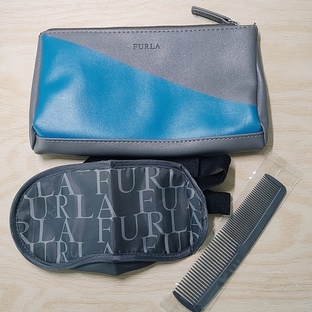 [New] Eva Air X Furla Premium Economy Class Amenity Kit Travel Set